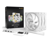 BE QUIET! Light Wings White 140 PWM Triple-Pack 3x140mm BL102 - 1138228 - zdjęcie 4